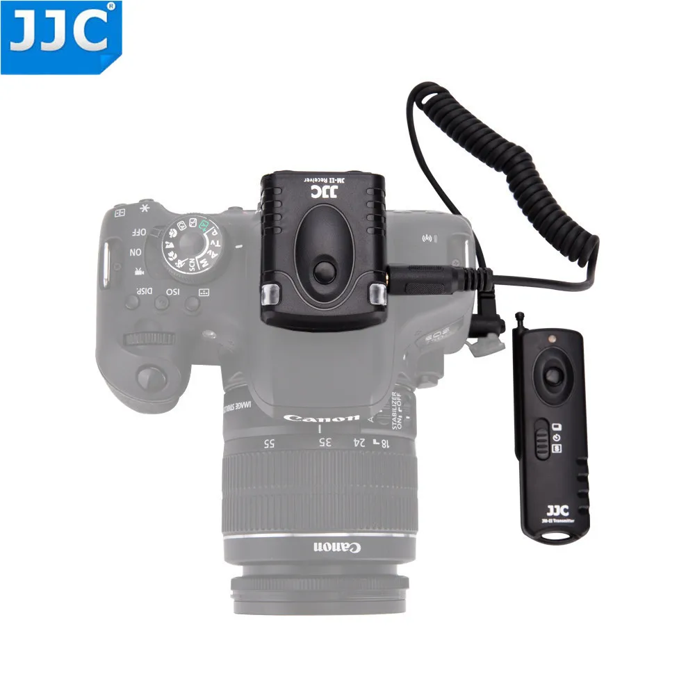 Remoto sem Fio da Liberação do Obturador para Canon Câmera Controle Eos 850d G1x Mark Iii 700d Sx60 hs Sx50 800d 200d Jjc 433 Mhz rf - Image 2