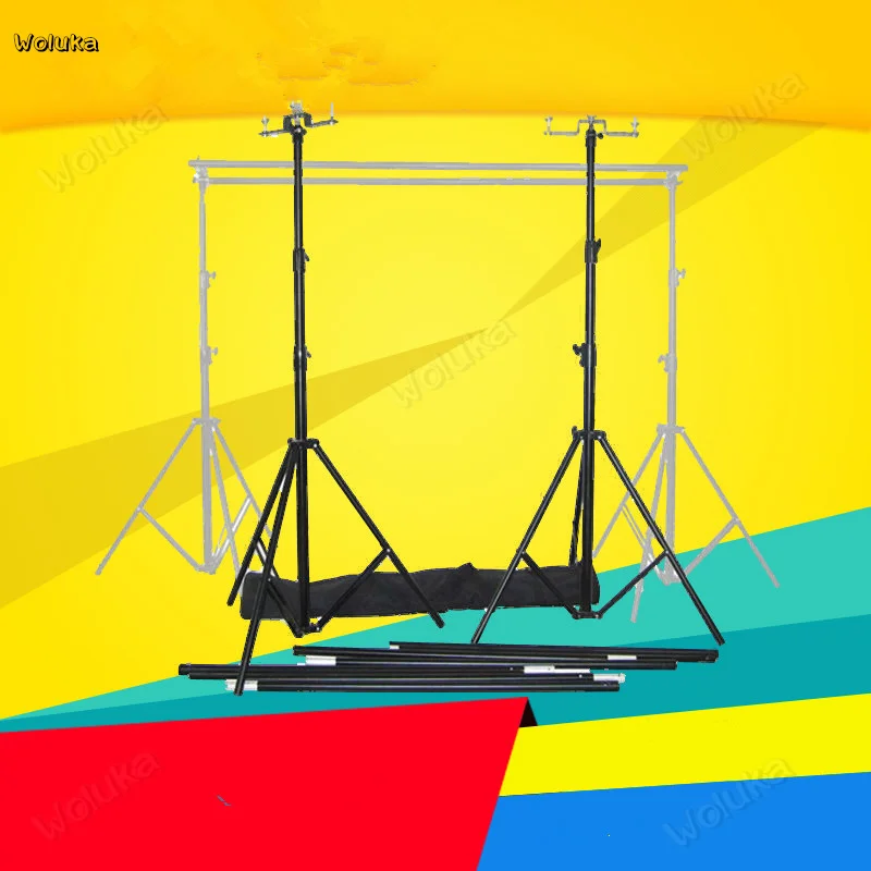 Background frame 3 meters background cloth bracket Taobao photo ID portrait two rails CD50 T07 | Электроника