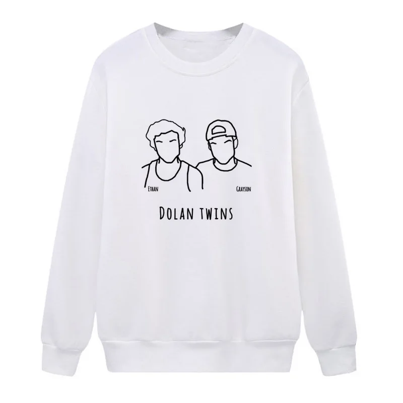 dolan twins hoodie white