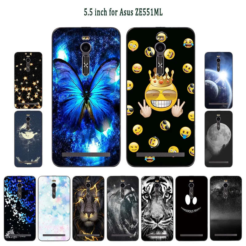 

Soft Case For Asus Zenfone 2 ZE551ML ZE550ML for Asus Zenfone 2 ZE551ML Cover Land Moon Painted ZE550ML Z00AD / Zenfone 2