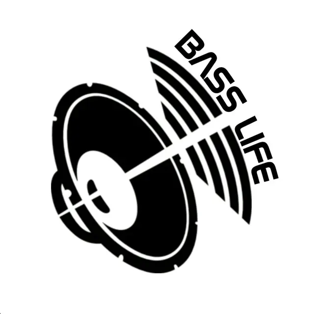 11.8CM*12.5CM Bass Life Car Decal Window Sticker Subwoofer For Cars