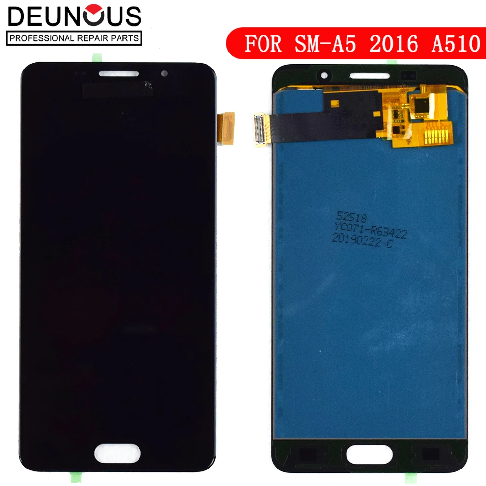

100% Test LCD for Samsung Galaxy A5 2016 A510F A510M A510FD A5100 A510Y LCD Display Touch Screen Digitizer Assembly