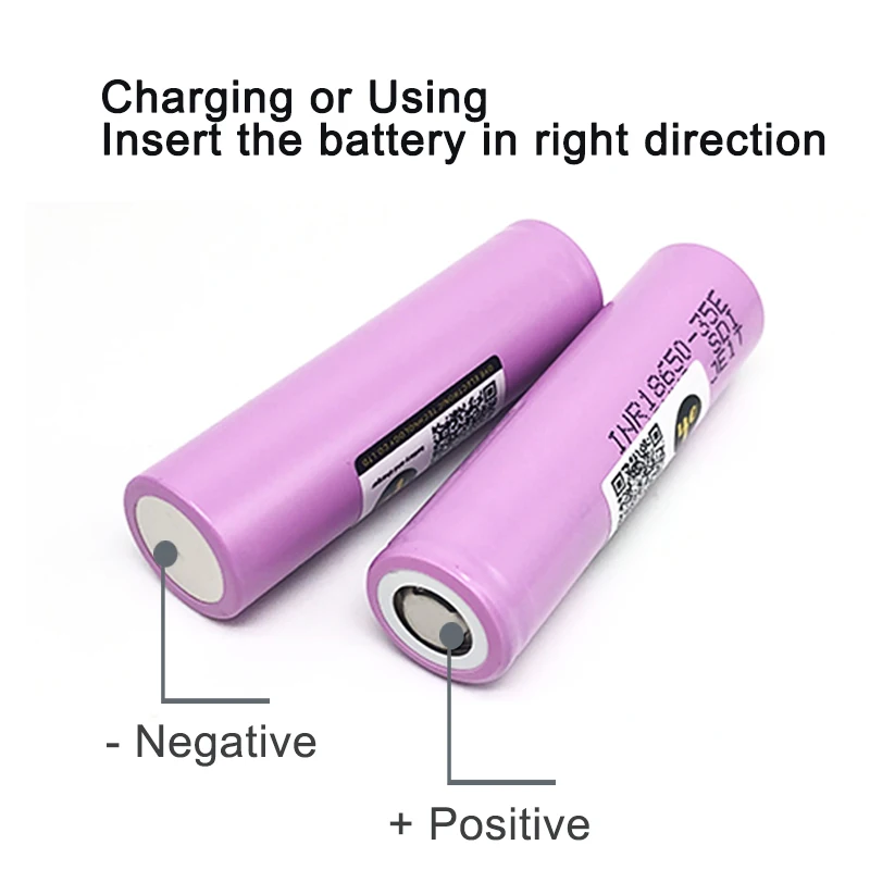Оригинал для samsung 18650 3500mAh INR18650 35E li ion 3 7 v Аккумуляторная батарея электронной