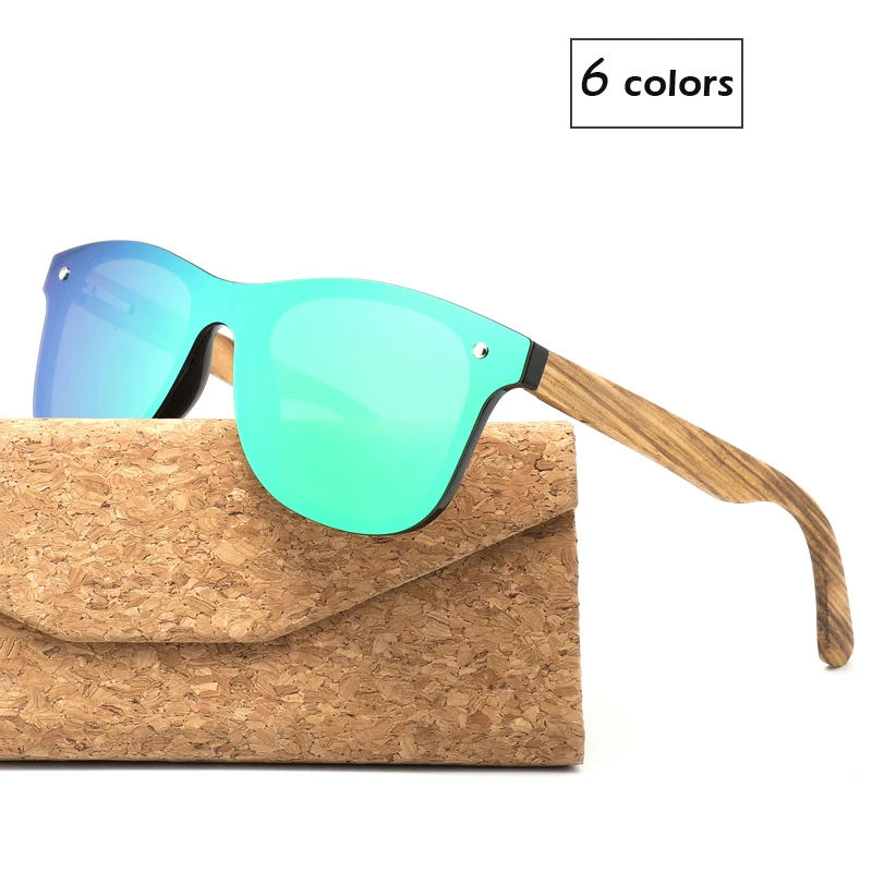 New Product Men Women Brand Designer Sunglasses Unique Rimless Mirrored style polarized lens wood Oculos de sol masculino