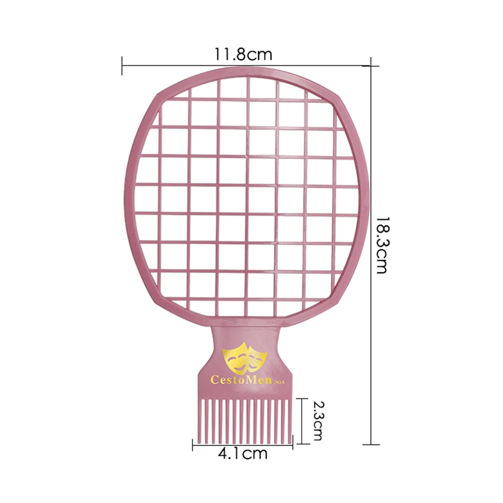 Женский Мужской Расческа с закручивающимися волосами Профессиональный кудрявый гребень с грязной оплеткой завивка стиль гребень афро скрученный инструмент