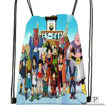 Пользовательские Dragon-ball-z-01-походная сумка на шнурке милый рюкзак для детей(черная спинка) 31x40 см#20180611-02-57