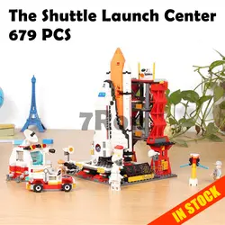 Модель здания игрушечные лошадки 679 8815 шт. StarWars Space The Shuttle старт центр Совместимость блок кирпичи развивающие для детей
