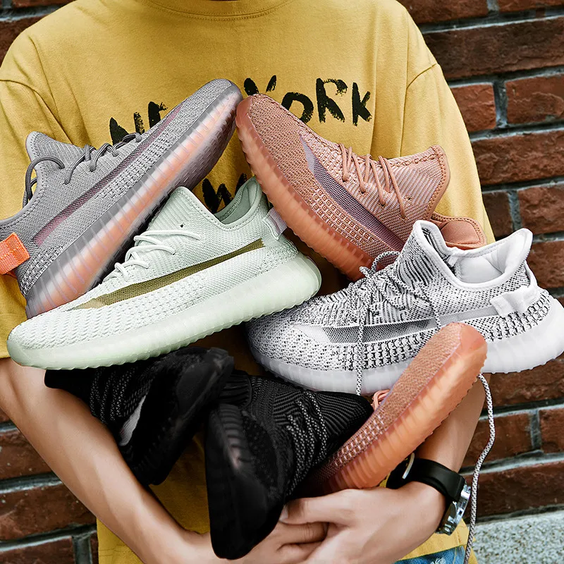

2019 Summer New Women's Breathable Mesh Sneakers Oxford Sole Coconut Shoes Fashion Couple Sneakers Large Size Sports Shoes