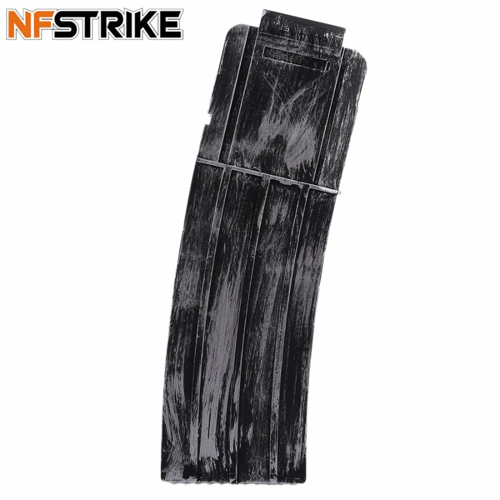 

NFstrike 15 Bullets Frosted Soft Bullet Clip Reload Clip Tactical Bullet Clip for Nerf - Silver