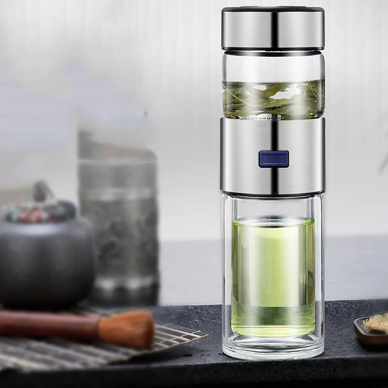 400ml-Brief-Tea-Water-Separately-Bottle-Clear-Double-Wall-Glass-Straight-Bottle-with-Steel-Stainless-Filter