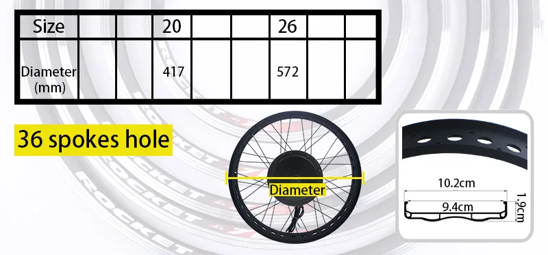 Perfect Front Wheel Direct Drive motor 20" 26" MXUS XF40 48V 1000W Fat bike e-bike kit Electric bike conversion kit 2 Perfect Front Wheel Direct Drive motor 20" 26" MXUS XF40 48V 1000W Fat bike e-bike kit Electric bike conversion kit 2