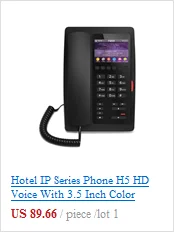 Fanvil X2, ip-телефон, центр вызовов, телефон с 2,8 дюймовым цветным экраном, ЖК-кнопка, поддержка подсветки, порт гарнитуры RJ9 и 3,5 мм