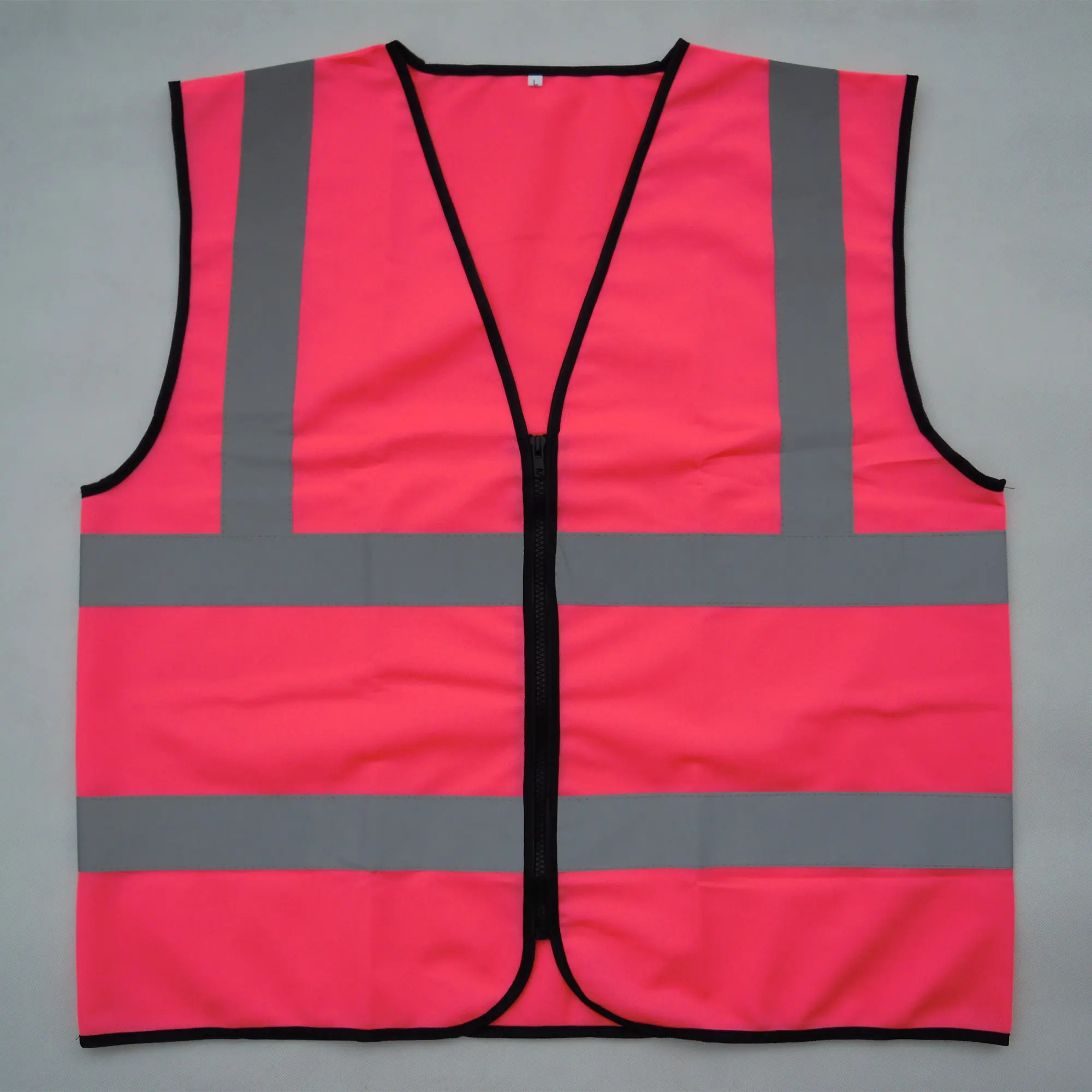 Magenta Safety Vest Hi Vis Pink Reflective Vest Size S M L XL XXL 3XL