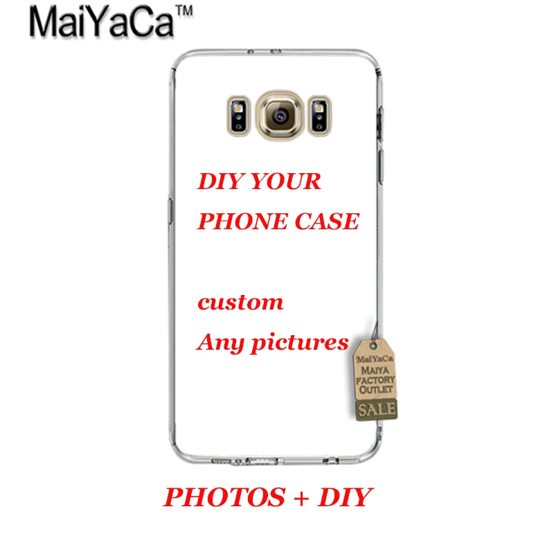

MaiYaCa Personalized Custom Picture Create Your Own Photo Phone Case For Samsung GALAXY s8 S4 s5 s7edge s6 edge S8 PLUS case