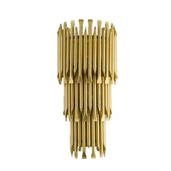 

new art design gold wall lamps modern sconce wall lights AC110v 220v home decor LED wandlamp wideth 26cm