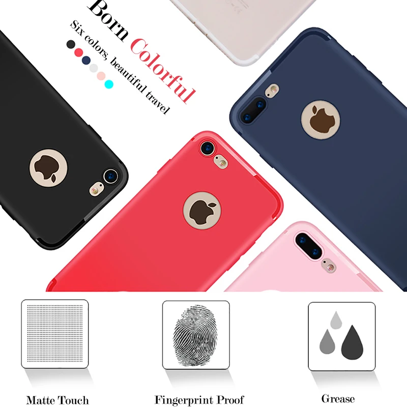 7plus Soft Back Cover Para Apple Iphone7 4.7 Iphone 7 Plus Slim
