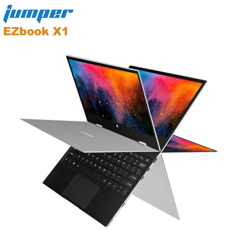 Оригинальный джемпер EZbook X1 ноутбук 11 6 дюйма FHD Windows 10 Intel Celeron Близнецы озеро N4100 4