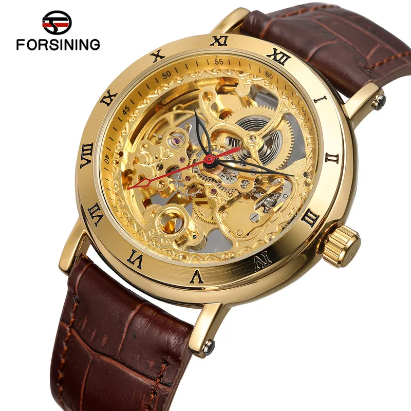 

FORSINING Men Watch Top Brand Luxury Military Sport Wristwatch Skeleton Automatic Mechanical Male Clock relogio masculino 0671