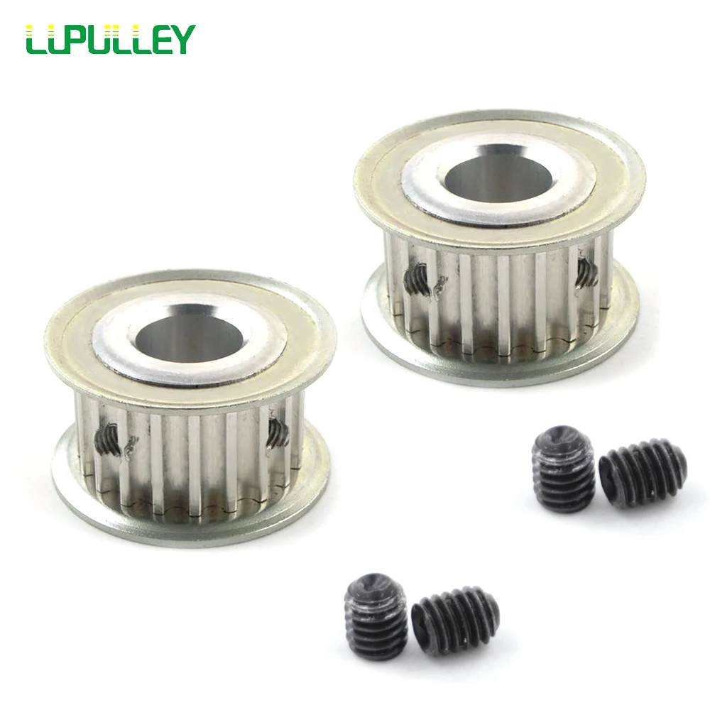 LUPULLEY 2 шт. 5 м 15 т зубчатый шкив 16 мм Ширина ремня отверстие 12 мм/5 мм/6 35 мм/8 мм/10 Шаг