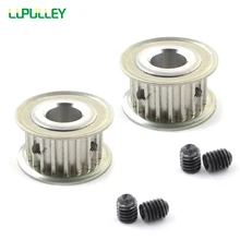 2PCS 5M 15T Timing Pulley 16mm Belt Width 5mm/6mm/6.35mm/8mm/10mm/12mm Bore 5mm Pitch Synchronous HTD Belt Pulley