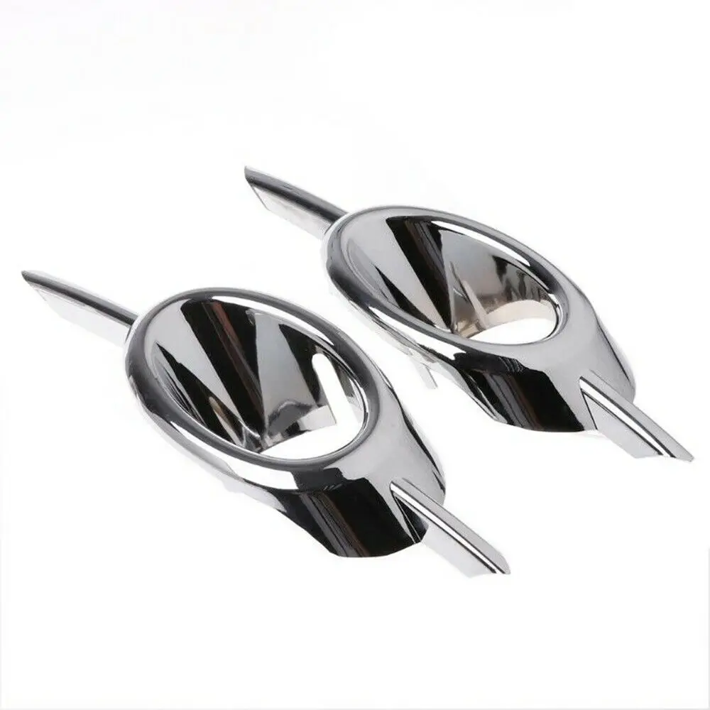 

2 pcs Chrome Front Fog Lamp Light Cover Trim Upgraded version with horizontal bright strip For Chevrolet Chevy Cruze