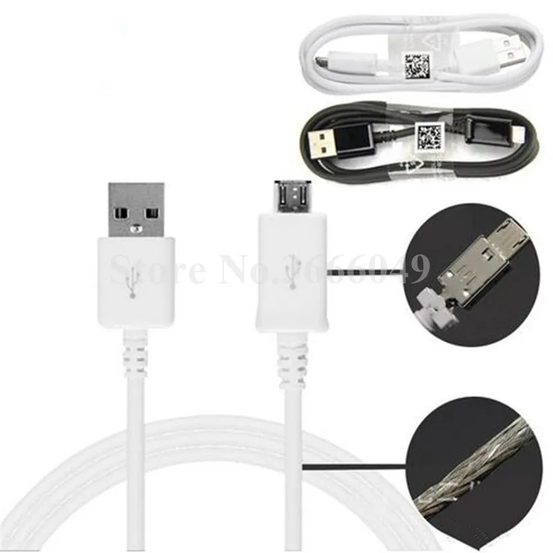 

10pcs/lot original quality Micro USB Cable Charger for Samsung i9500 Galaxy S4 S3 s5 s6 SIII for HTC One X for Blackberry