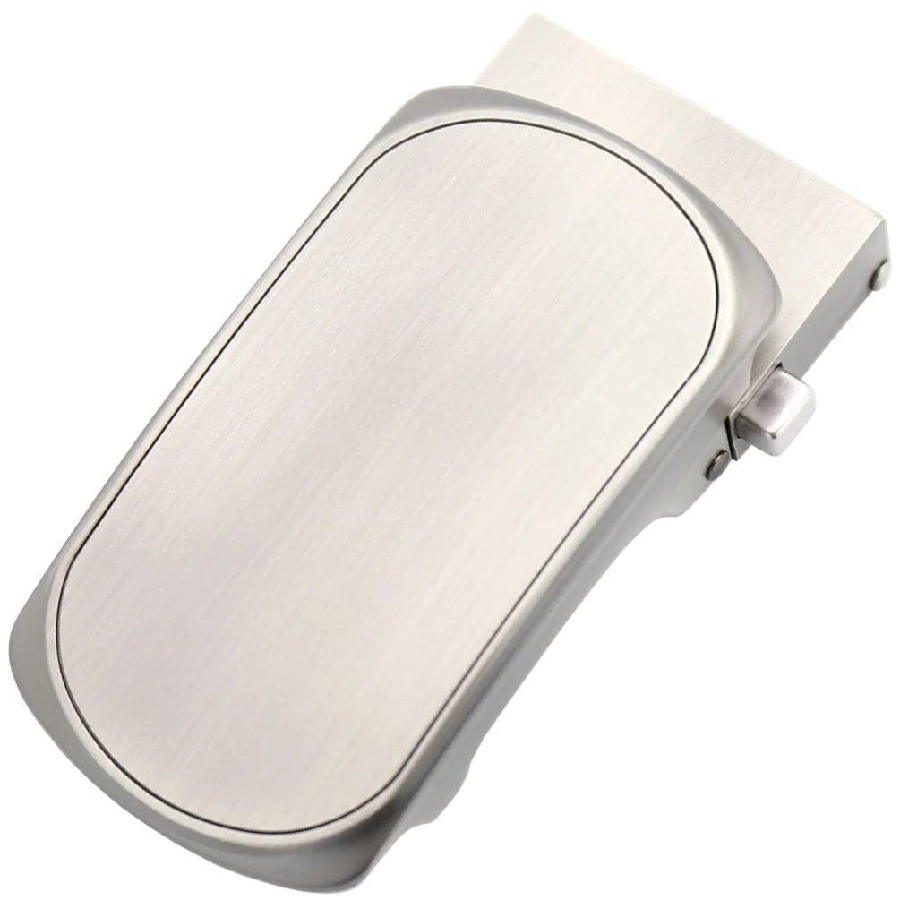 

Inner Through Automatic Buckle Male Belts For Men Silver Ellipse Metal Buckle For 3.5cm Genuine Leather Belts CE55-561774