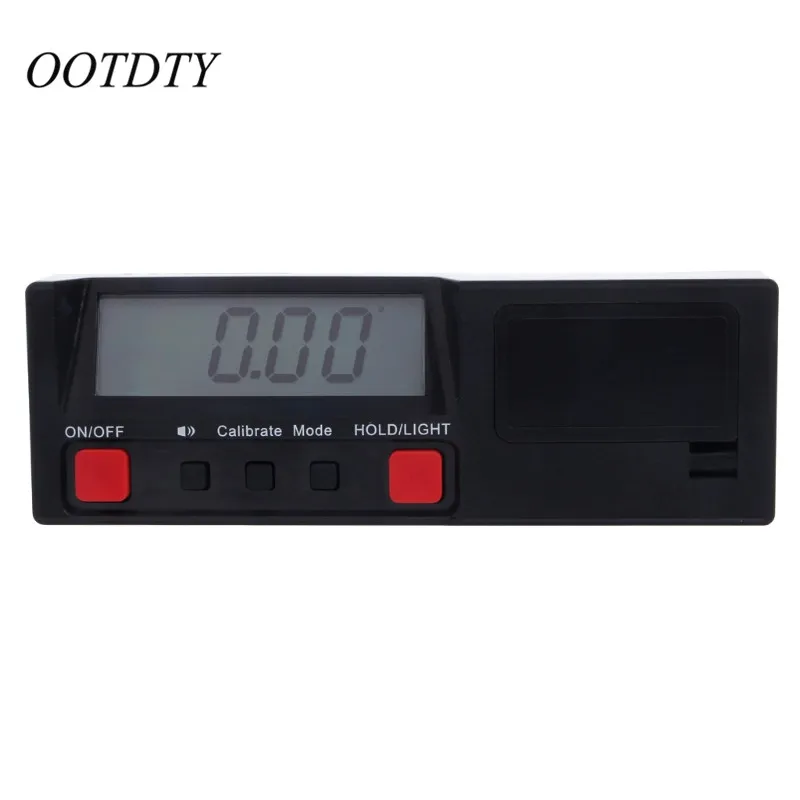 

OOTDTY Electronic Digital LCD 360 Degree Inclinometer Angle Gauge Protractor Level Box Meter With Magnetic Base
