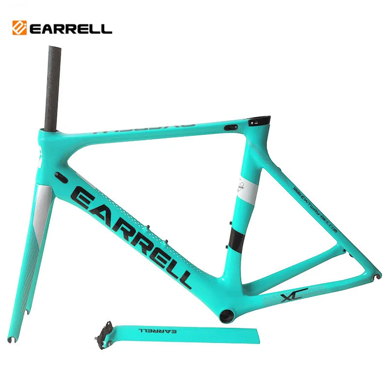 EARRELL углеродного волокна велосипедная Рама Di2 велосипед кадровый карбоновый руль quadro carbono фиксированные передачи telaio carbonio аксессуары - Цвет: 9