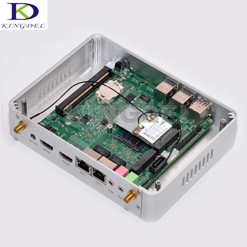 Мини ПК Intel Core i3 4005U Celeron N3150 Windows 10 HDMI VGA|Мини ПК| |
