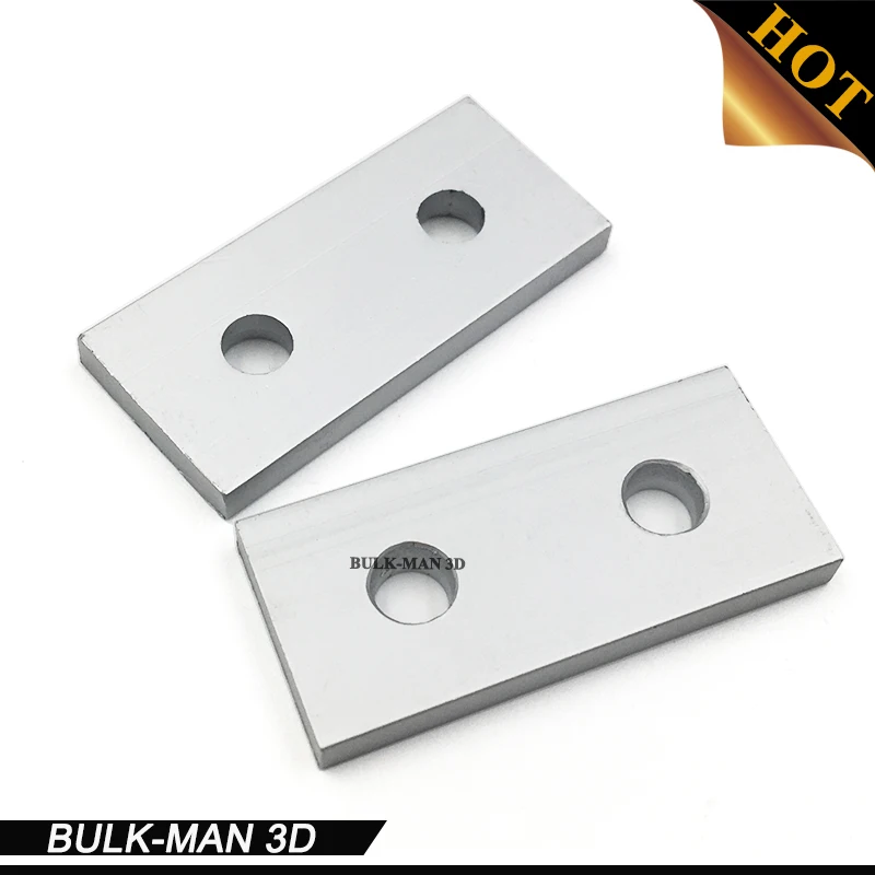 2 Hole End plate Joining Bracket V-slot 2040 Aluminium Extrusion CNC Router 3D