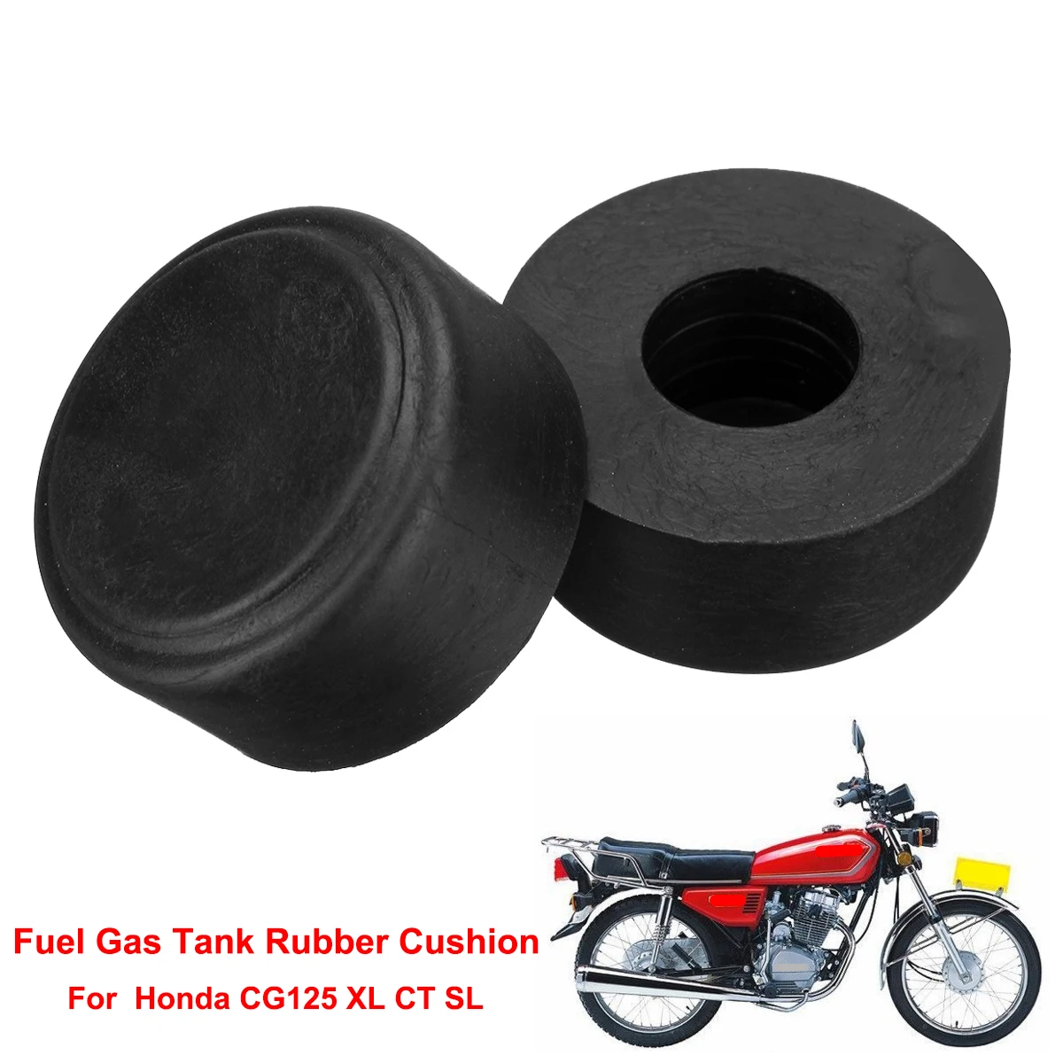 

2pcs For Honda Vintage CG125 CT XL SL TL Motorcycle Gas Fuel Tank Cushion Mount Oil Tank Gasket