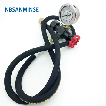 

Nitrogen Charging Valve GCQJ 16 / 25 / 40 , 10 20 31.5MPa For GXQ Diaphragm Accumulator Charging Tools NBSANMINSE