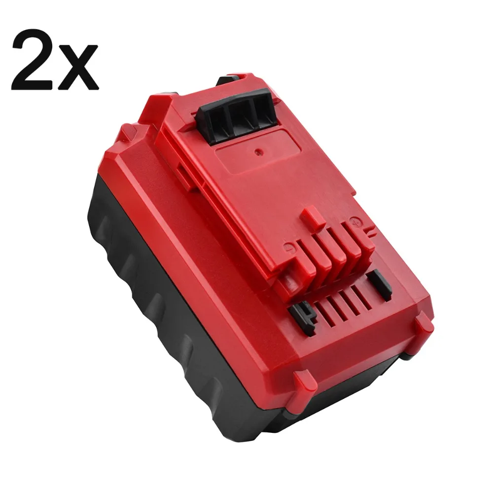 

BATTOOL 2pcs 20V 5000mAh Li-lon Battery for Porter Cable PCC685 PCC685L PCC685LP PCC680L PCC682L Power Tools