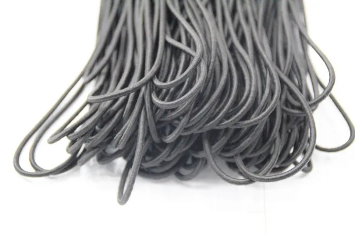 87m/lot Black Round Elastic Cord 2.8mm Beading Stretch Thread String Rope CH-1025