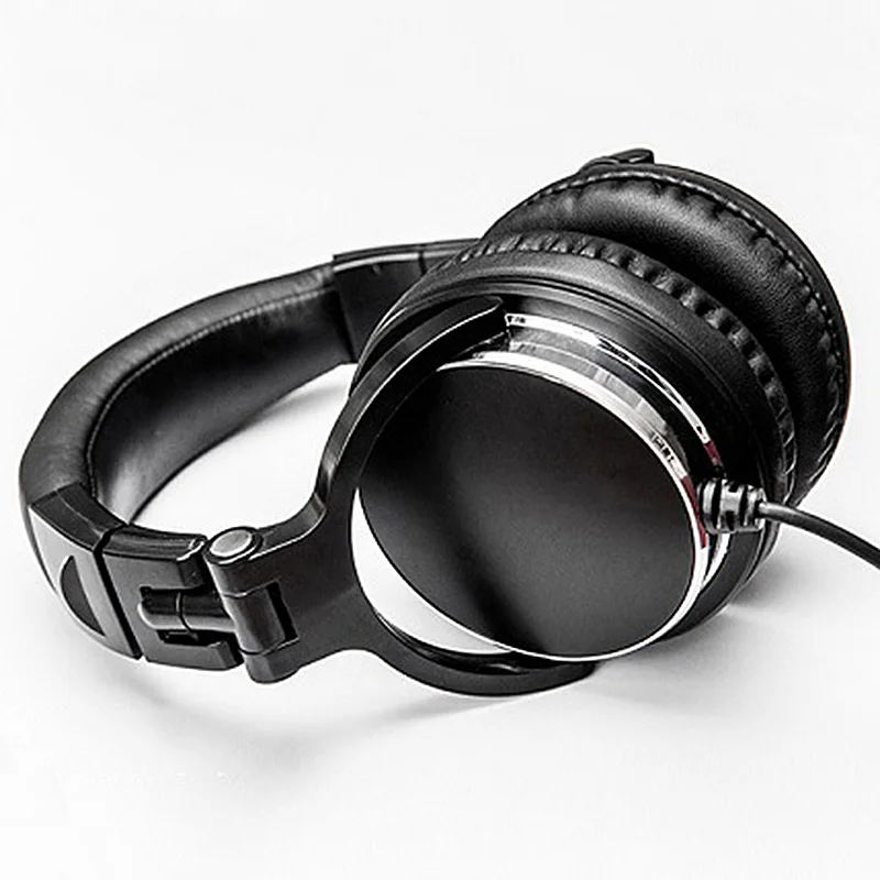RUKZ DIY QC3 HiFi Big Gaming Headphones for PC Subwoofer Computer Headset Stereo Earpiece Universal Wired Earphone for Game