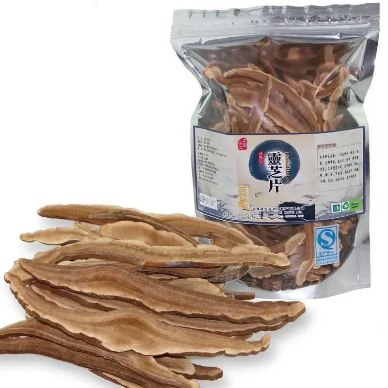 

100g Chinese Reishi Slices Ganoderma Lucidum Slice Paekdusan  Lingzhi Improve Immunity Anti-aging Herbal Tea H3058-45