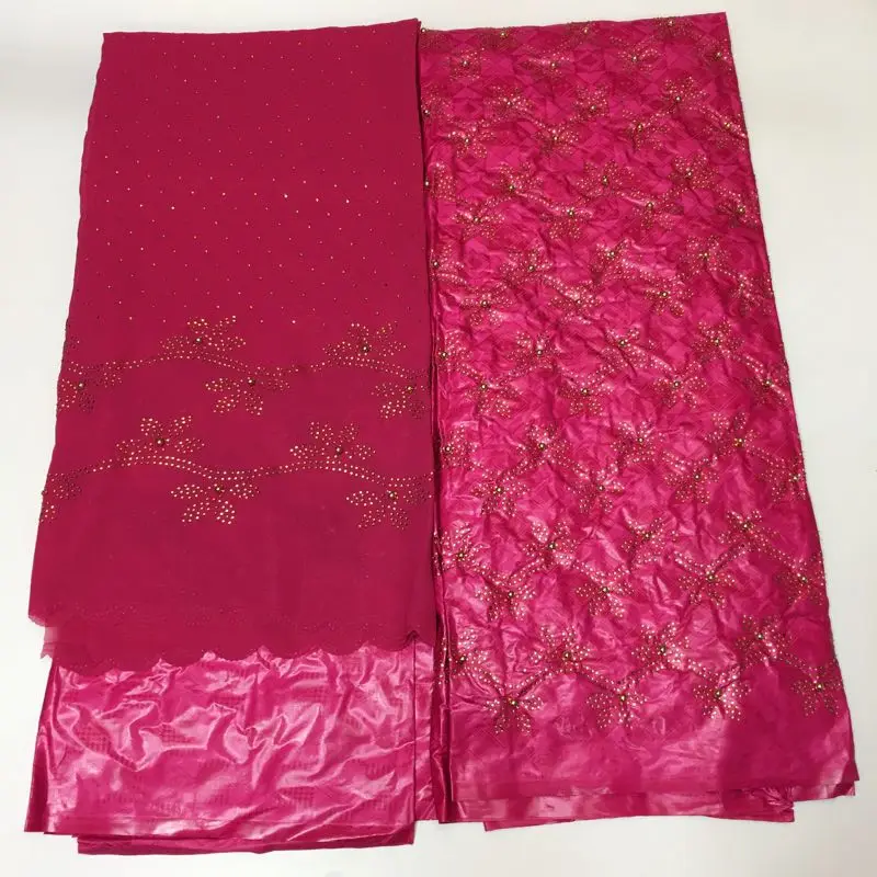 

3 in 1 african bazin riche fabric with beads&stones tissu africain 7yards jacquard basin getzner brocade beaded fabric for party