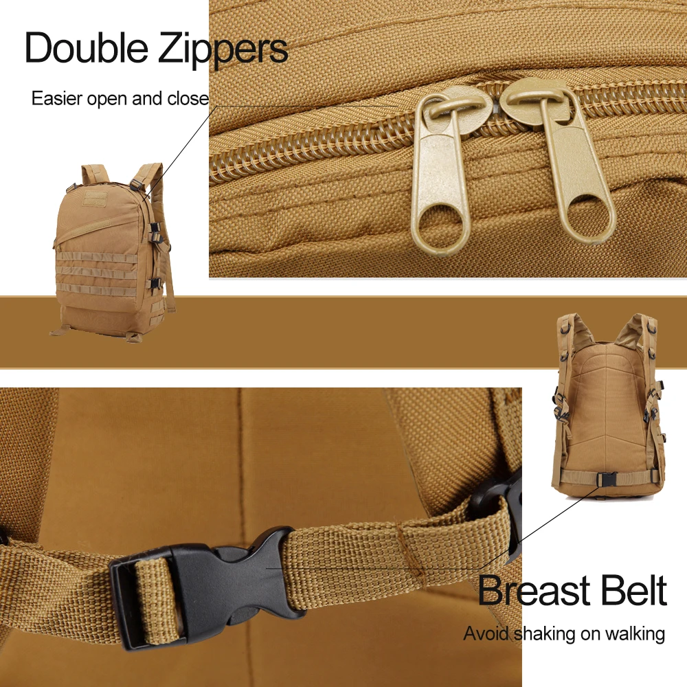 Militar à Prova Água do Exército Esportes ao ar Náilon Tático Mochila Dwaterproof Livre Acampamento Caminhadas Pesca Caça 28l Bolsa 1000d 20 Esporte e Lazer