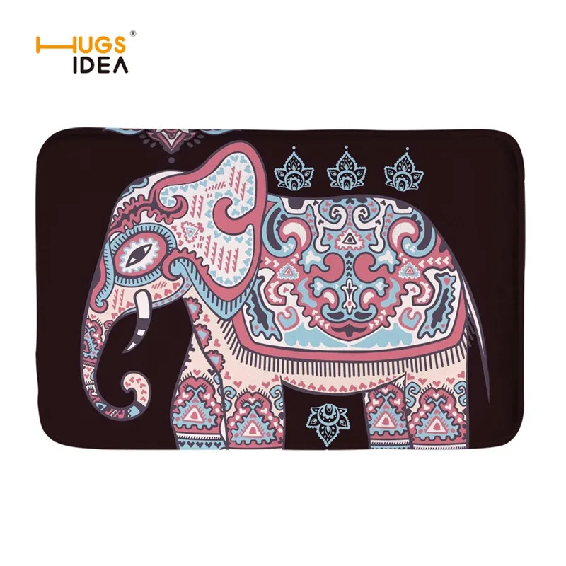 HUGSIDEA Африканский слон дизайн ковры украшения дома коврик теплые мягкие коврики коврик для кухни alfombres Para La Sala современный