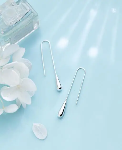 Минималистичные настоящие 925 пробы серебряные ювелирные украшения в ...