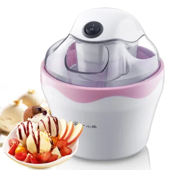 

Home Kids DIY Easy Operation Ice Cream Maker 500ML Mini Full-automatic Children Self-made Fruit Ice Cream Making Machine