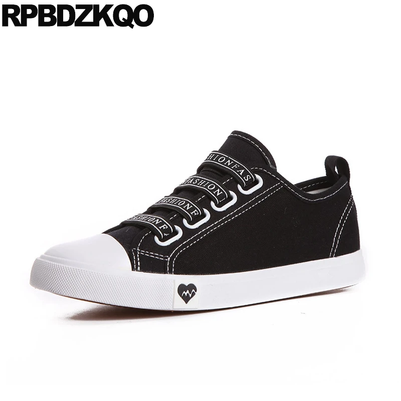 

2018 round toe ladies designer plain canvas shoes women black flats leisure breathable trainers chinese china sneakers cheap