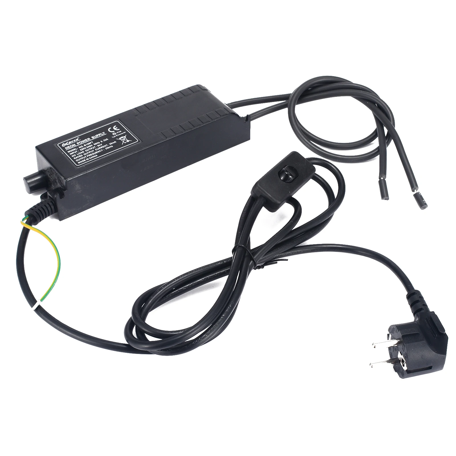 Buy EU Plug Neon Transformer Power Supply With Dimmer