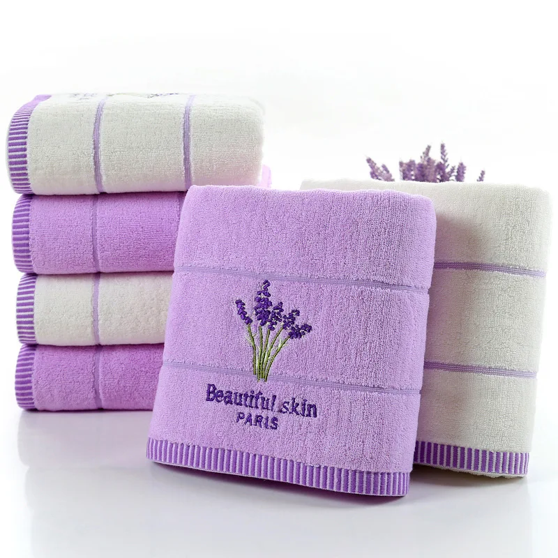 3 шт./компл. Роскошные бледно-лиловый хлопковые тканевые полотенца для ванной комнаты, банные полотенца для взрослых/Услуги по уходу за детьми для дома высокое качество мягкие полотенца для лица