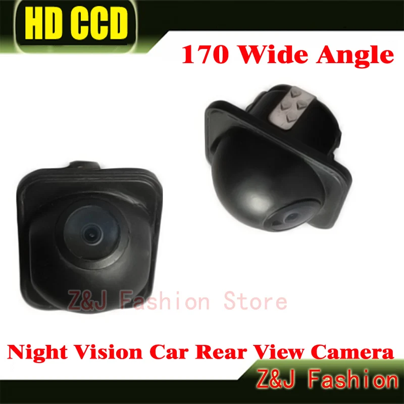 

170 Wide Angle Night Vision Car Rear View Camera Front Camera Viewside Camera Reverse Backup Color Camera 6M Cable Free Shipping