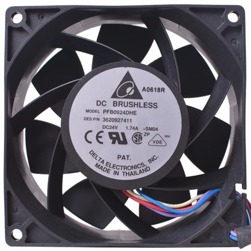 

Original PFB0924DHE 9038 9238 9cm DC 24V 1.74A Server Inverter Cooling fan