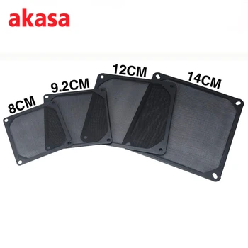 

Akasa Black PC CPU Cooling Fan Dustproof Filters Aluminium Grill Mesh 8cm 9.2cm 12cm 14cm Stainless Mesh For PC CASE Fan Cooler