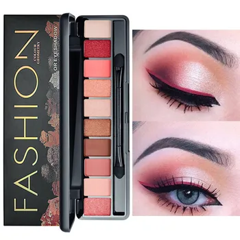 

Eyeshadow palette 10Colors Matte EyeShadow naked palette Glitter eye shadow MakeUp Nude MakeUp set Korea Cosmetics