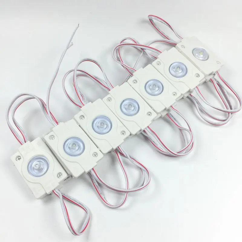 100 шт./лот 1 5 Вт DC12V светодиодный модуль 3030 SMD с выпуклыми линзами